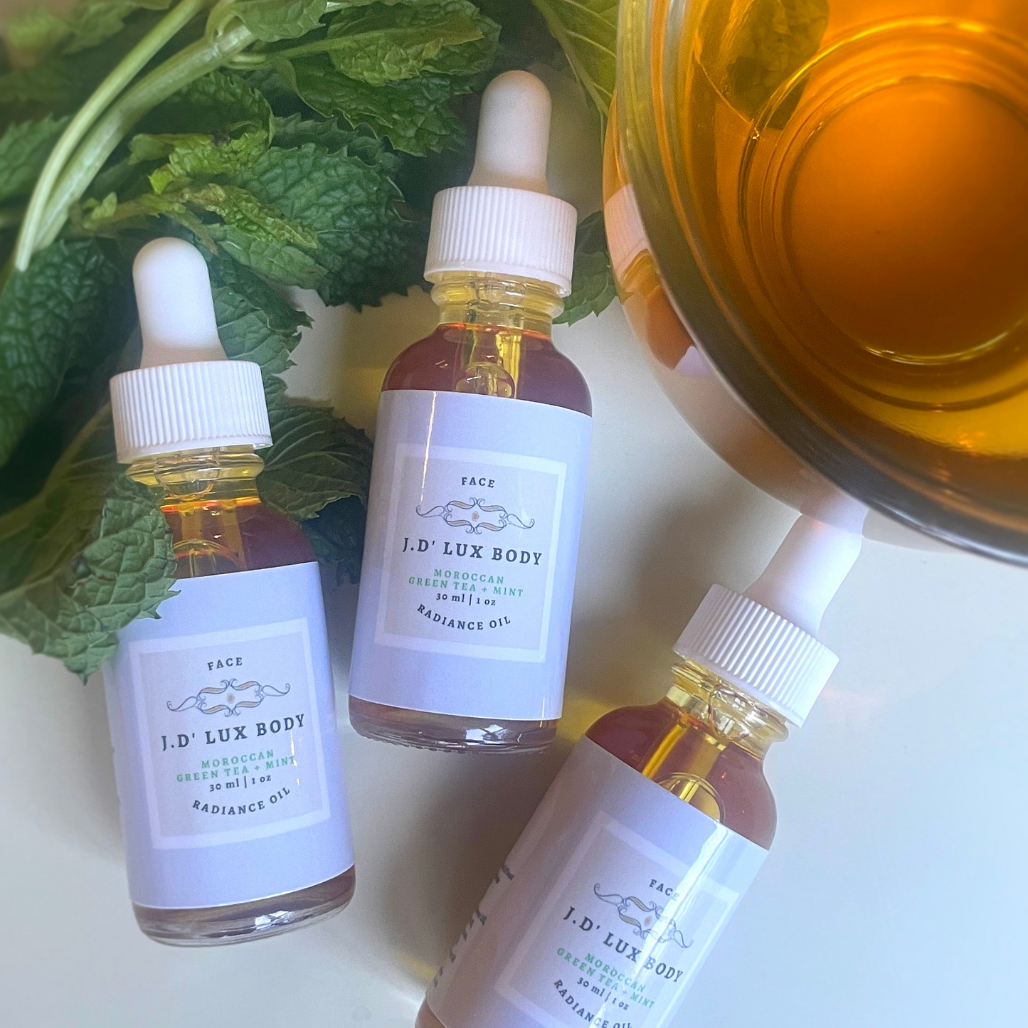 Moroccan Green Tea + Mint Radiance Oil 1oz